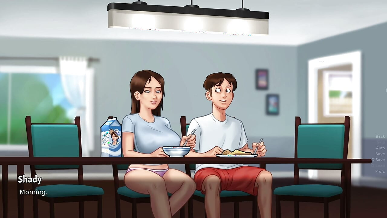 Bitch Stepsis Menunjukkan Payudara Besar - Summertime Saga bagian 6