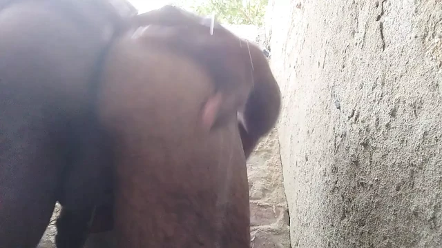 Sexy man masturbation in bathroom