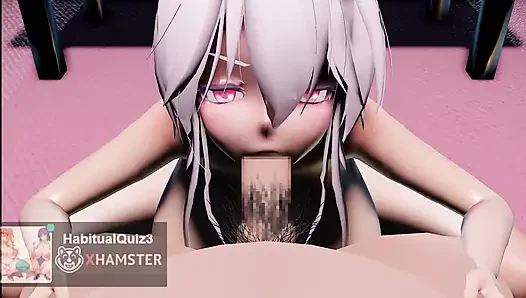 Haku's Cleaning Blowjob Naked 3d hentai mmd r18 anal want to fuck hard ahegao sex ntr
