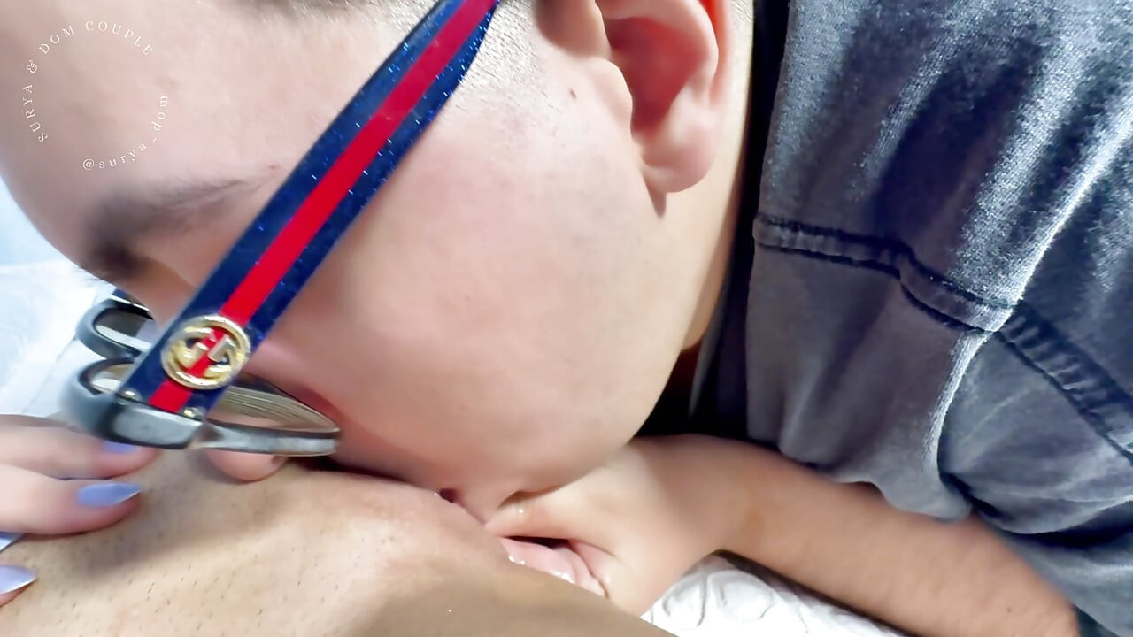 Female POV - my step-sister's friend eats my pussy until I can't take it anymore