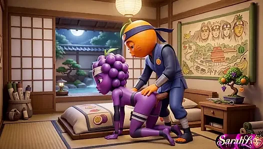 Секретная романтика в комнате Ninja - AI хентай ASMR