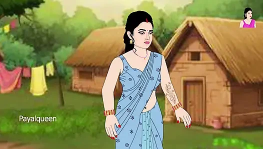 Горничную Payal Bhabhi трахнул старый босс