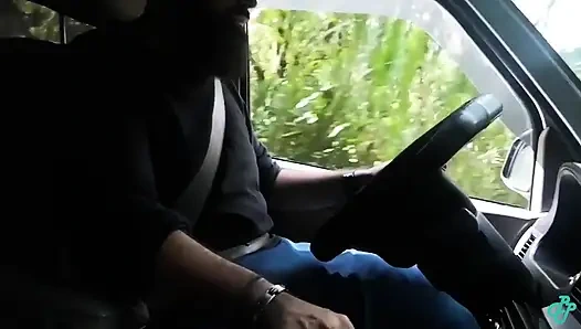 Blowjob and Cum Swallow in the Car