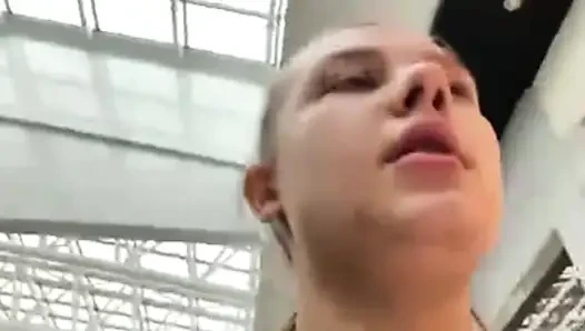 Public Squirting in the changing room with jucielussie