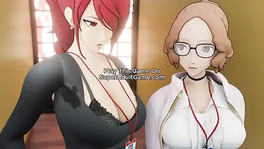 Sie wollen eine gehaltserhöhung, aber sie müssen ficken und lutschen - büromädchen werden von chef gefickt (realistische 3d-animation)