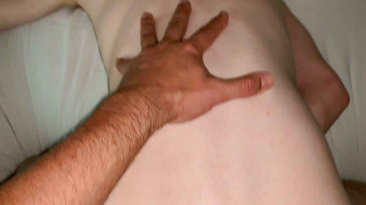 Daddy gives lucky boy a load.