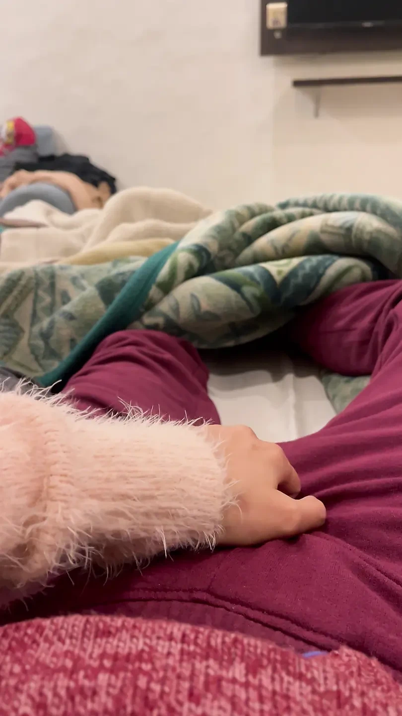 Indian desi bhabhi playing with dick