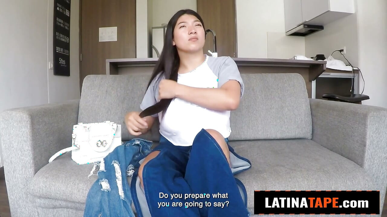 This ASIAN LATINA came in so serious to the CASTING...we then fucked DOGGYSTYLE