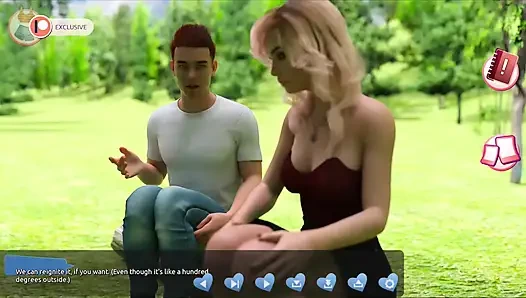 Membantu cewek-cewek seksi #3 - Johannes menyelidiki puncaknya untuk melihat apa yang sedang dilakukan gadis di kabin ini.