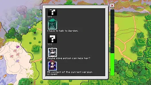 HornyCraft Minecraft Parody Jenny Gives Sloppy Deepthroat Blowjob to Futanari Alex