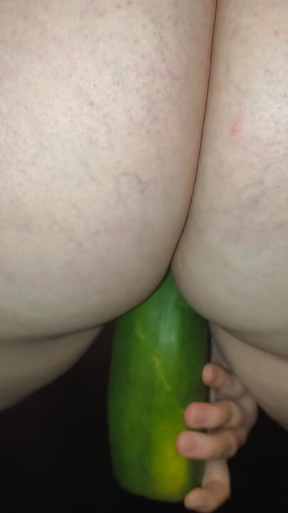 18-year-old teenager secretly leaves a cucumber at work