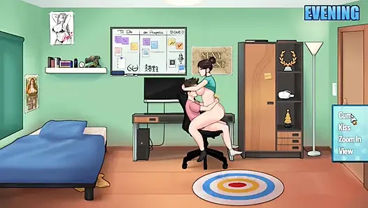 Hentai Game – House Chores - Foursome with the Ladies