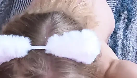 Tiny Slut With Natural Hangers Loses Her Mind After Fierce Orgasms