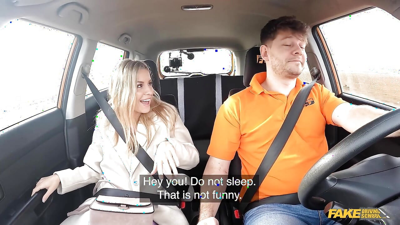 Fake Driving School - Road Rage Followed by Rough Fuck, Lucky Bee Cant Wait for a Facial