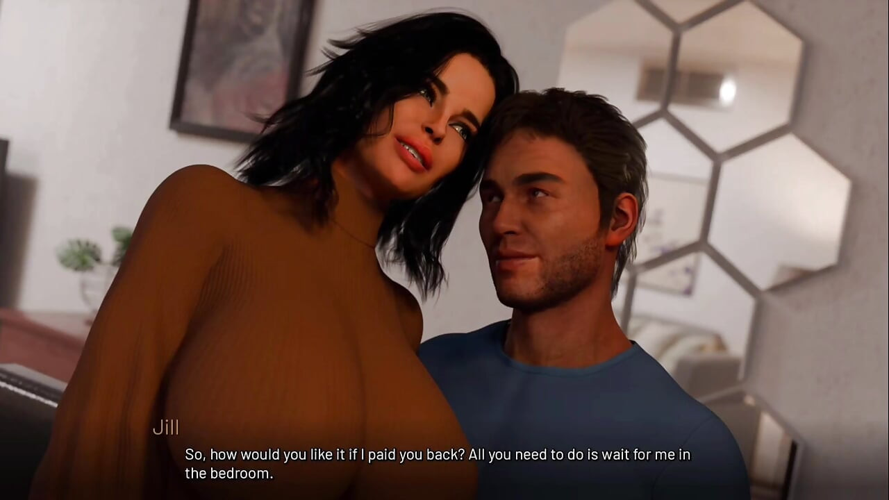 Cô vợ nóng bỏng lắc lư vú to và đít để quyến rũ - sex hill - e03