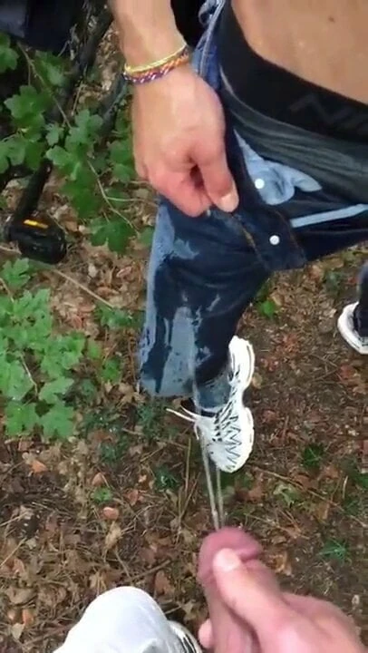 Pissed on