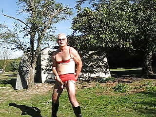 Annie as a whore outside