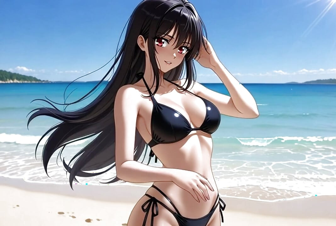 Visual art inspired by anime – fantastic scenes and character design