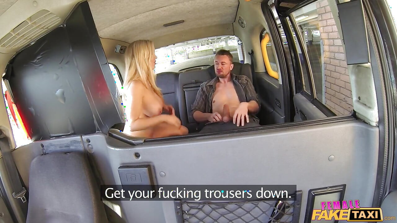 Female Fake Taxi - Brazen Taxi Ride Escalates When Passenger Exposes Himself Then Gets Spanked & Titty Fucked
