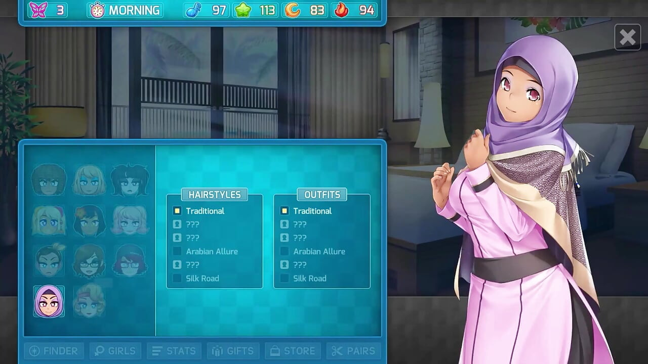 Huniepop 2 - 双性约会 - 第7部分 饥渴女郎穿着内衣 由loveskysan制作