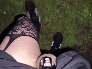 Sissy Chastity Night Walk