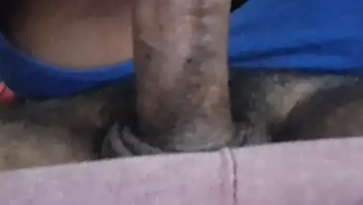 Housewife sitting on her stepdaughter's stepfather's face and sucking his big