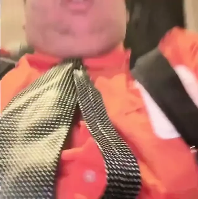 Antons orange shirt and round shirt