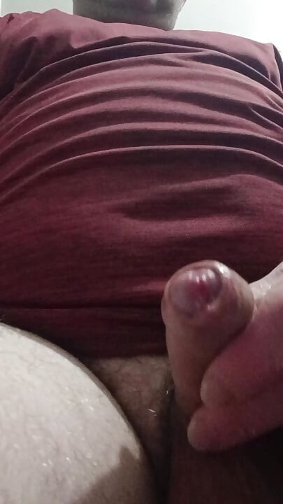 Uncut rub for cum