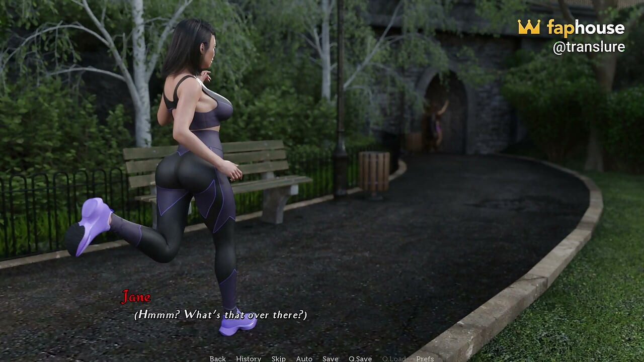 Pasando un momento difícil fg 15 - travesti Jane conoce chicas nuevas y ve mujer desnuda en un estanque de montaña