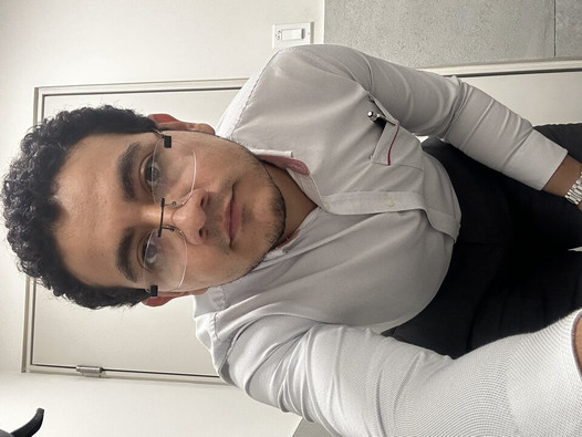 Mexican is jerking his cock at the office's bathroom