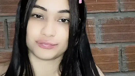 Face of an Indian girl while being fucked from behind
