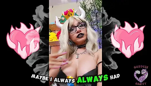 Tanrıça Rarity senin için bowsette olarak soyunuyor
