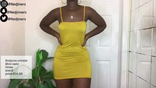 Phat Ass Ebony Panty Try On 24