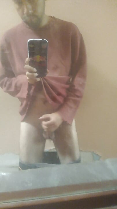 Look how I slap my penis