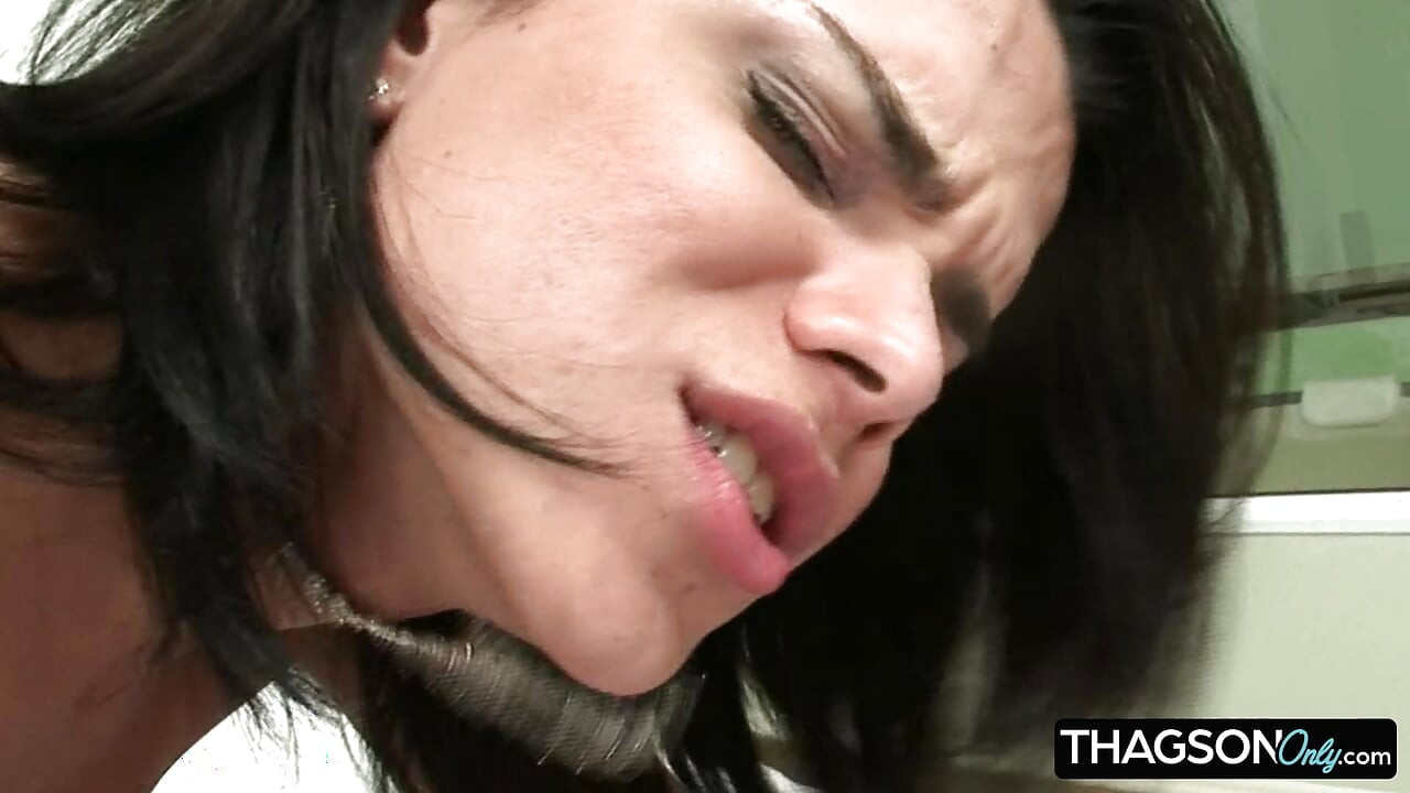 Seductive Brunette with Big Tits Enjoys Rough BBC Sex