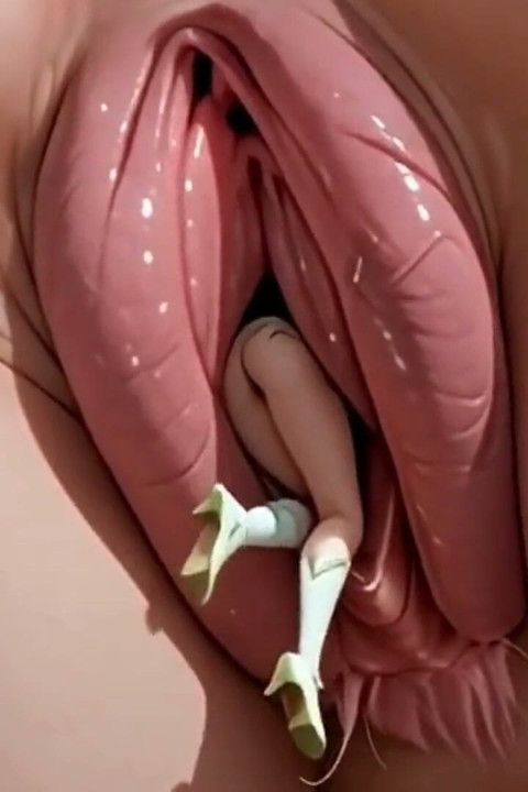 The New Definition of Glory Hole, Step Inside That Giant Pussy, Waifu Hentai Animation