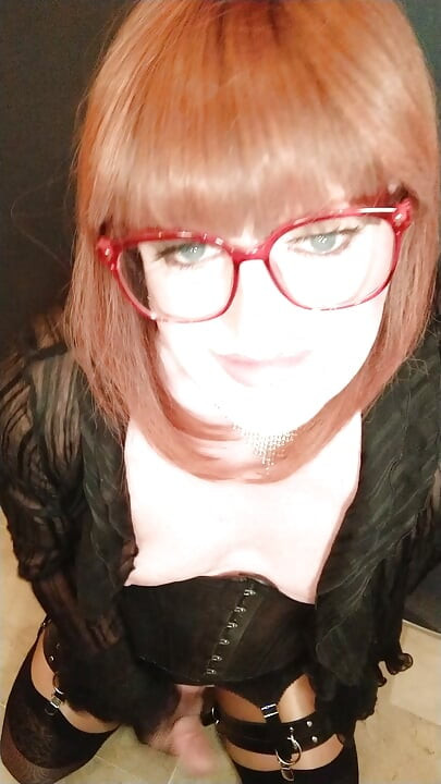 Naughty Latex Crossdresser