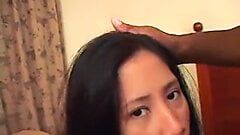 Thai girls bbc threesome ending in creampie