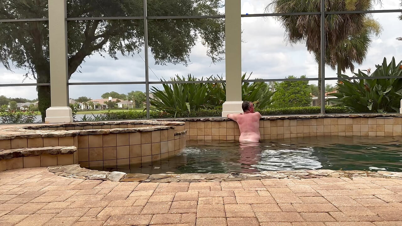 Just had to do a quick dip in the pool