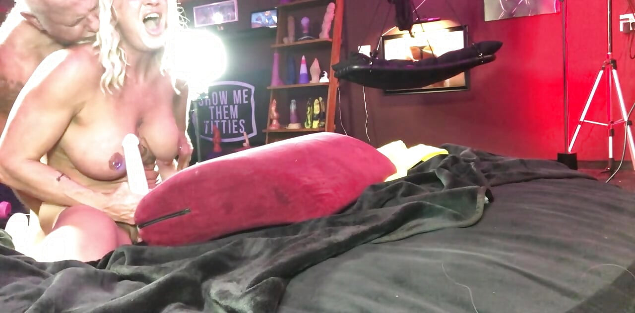 Hot Blonde Gets Pounded in Every Way Possible in her Dungeon