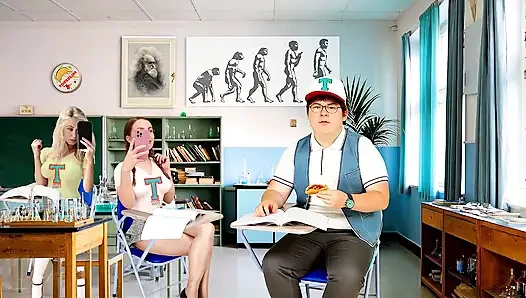 TORCELINI. School. Biology lesson 7. Teacher Wixter. SFW