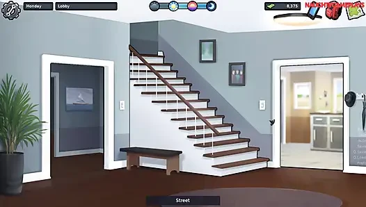 Summertime Saga part 33 By DarkCookie - Eating MILF Landlady's Huge Ass While She is in Her Bathroom