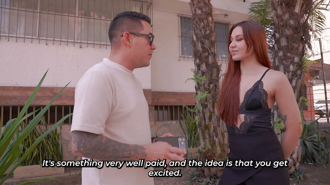Colombian Redhead Convinced to Have Sex at a Stranger's House