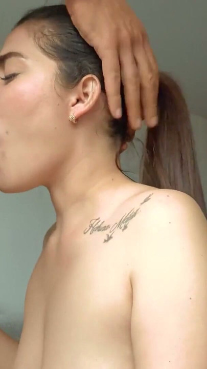 Face Fuck Tour - Brunette Latina Teen Sloppy Deep Close Up Throat Fuck | Clip 1