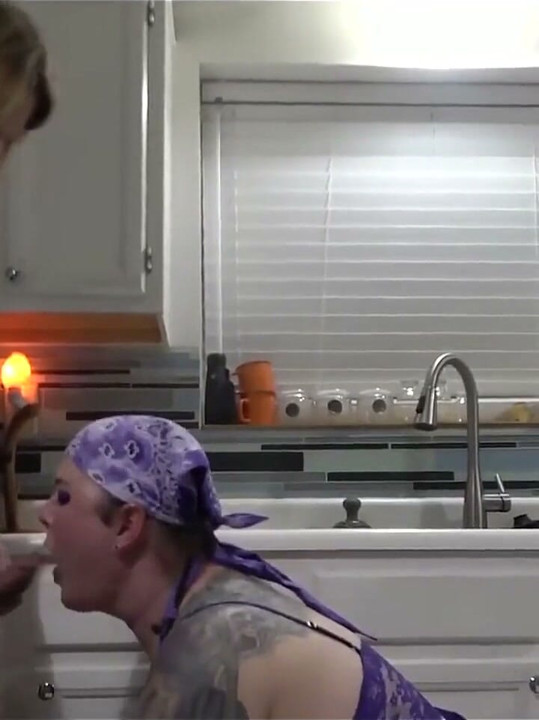 Kitchen Blowjob
