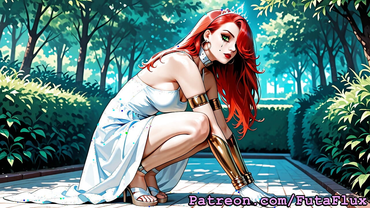Futanari Dawn melancap, pancutan mani, Selfsuck, banyak lagi!