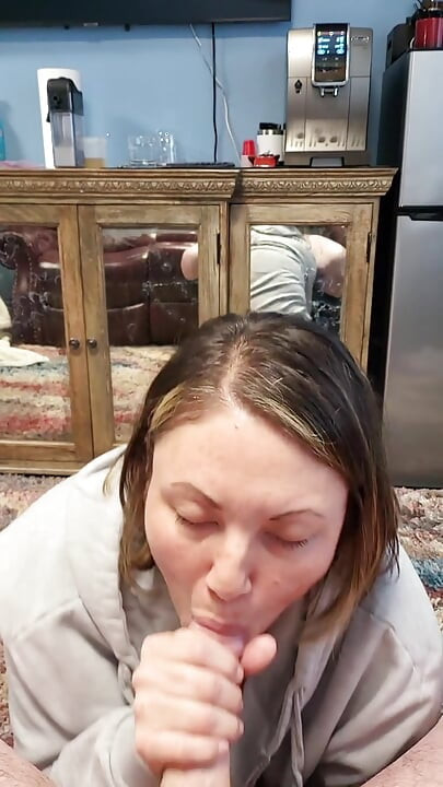 Works so hard for the cum beautiful passionate sexy milf loves cum and cumming cums again and again sucking his cock so good