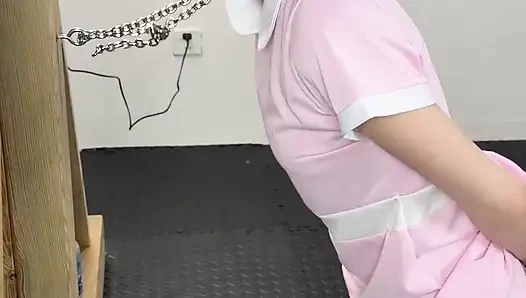 Holly's Female M's Oral Activity Training and Fainting After Bobo