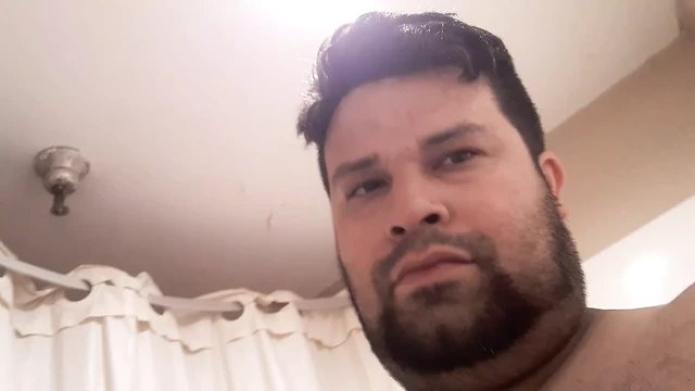 Washing her saliva off my dick in the shower
