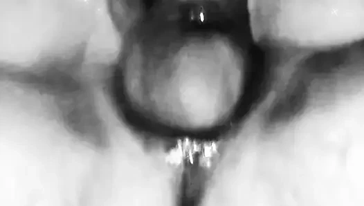 My wife rides and floods the entire sofa with her lust, the golden showe...